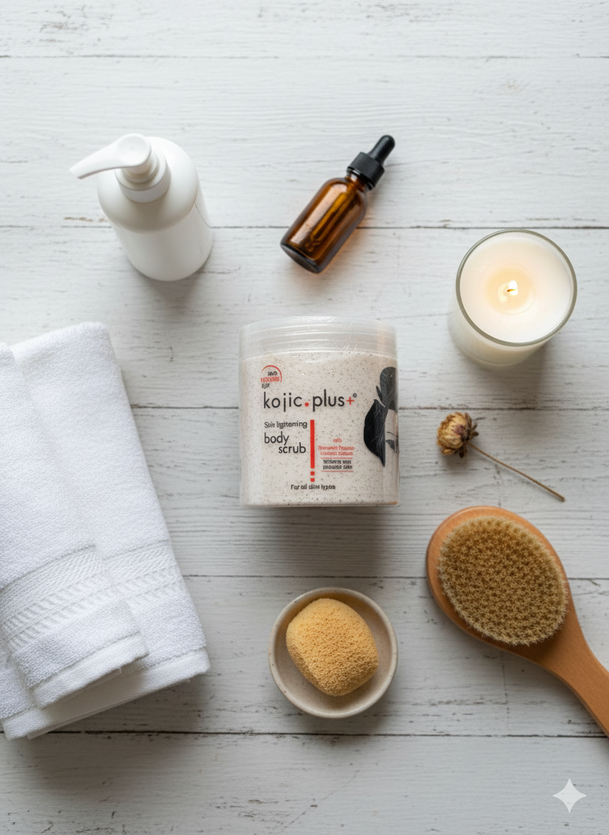 Gommage Kojie San – Exfoliant Éclaircissant à l’Acide Kojique — photo 4, OnMyShop Abidjan
