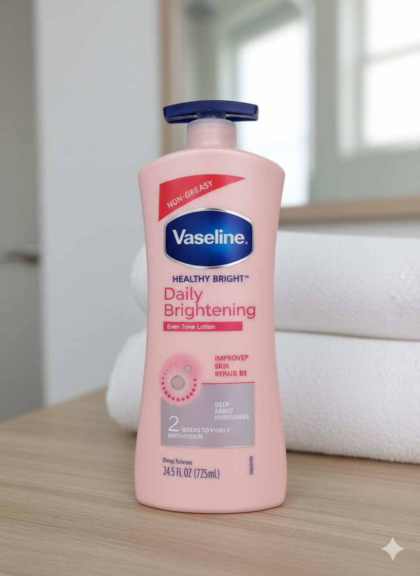 Lait Corporel Vaseline Daily Brightening – Éclat, Douceur & Hydratation — photo 2, OnMyShop Abidjan
