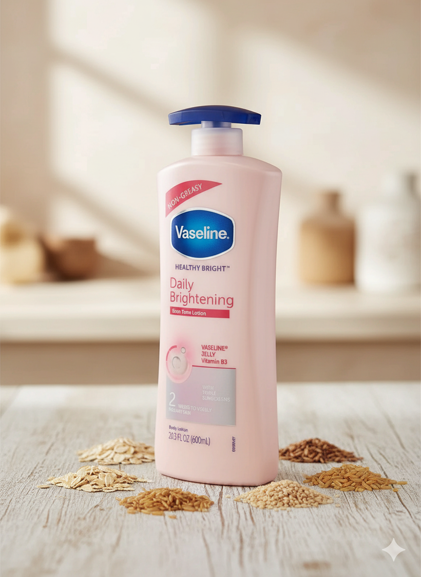 Lait Corporel Vaseline Daily Brightening – Éclat, Douceur & Hydratation — photo 3, OnMyShop Abidjan