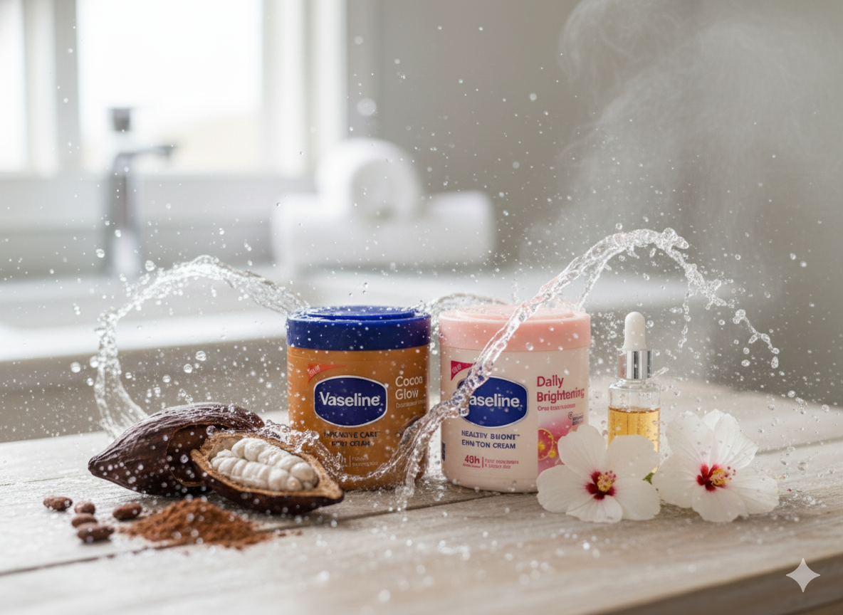Vaseline Body Cream – Hydratation Profonde & Douceur Instantanée — photo 3, OnMyShop Abidjan
