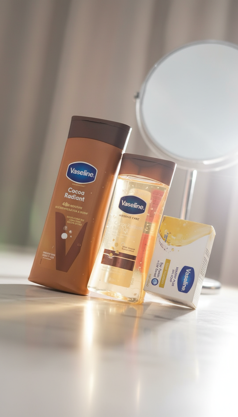 Gamme Vaseline Cocoa Radiant : Hydratation Intense et Éclat Naturel pour les Peaux Noires et Mates — photo 6, OnMyShop Abidjan