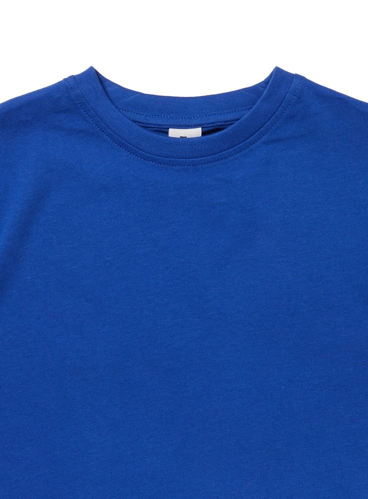 t-shirt unicolore bleu pur — photo 4, OnMyShop Abidjan