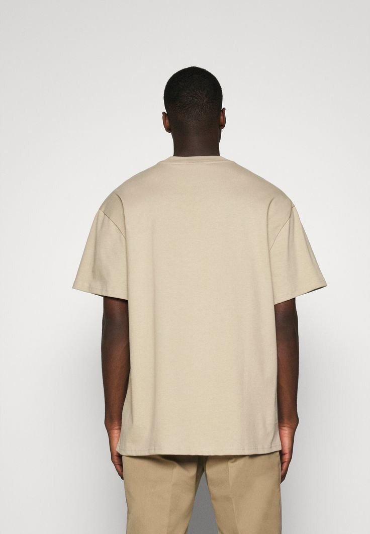 t-shirt uni-color beige — photo 4, OnMyShop Abidjan