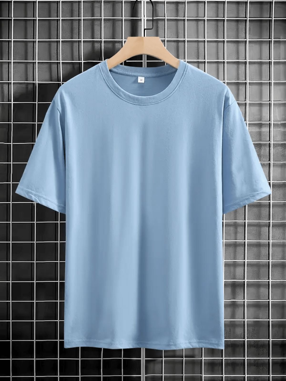 tee shirt uni-color bleu ciel — photo 2, OnMyShop Abidjan